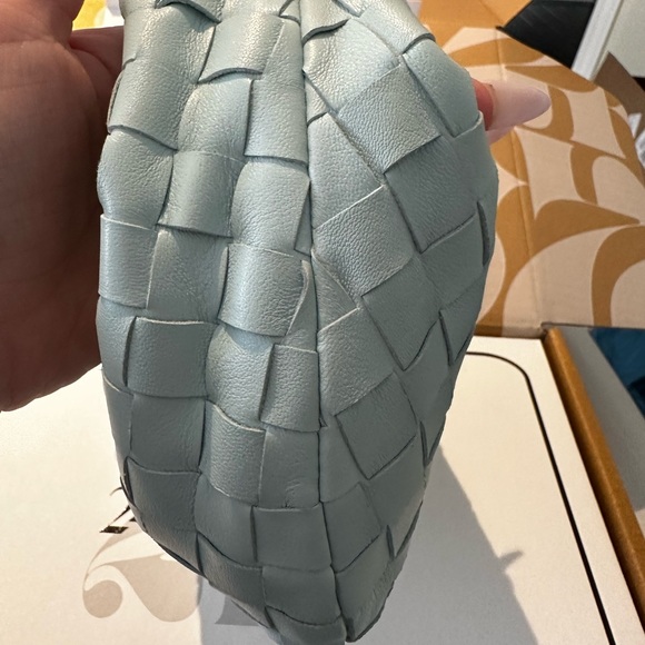 GENUINE teal washed Bottega Veneta Mini Jodie. Like New - Picture 6 of 11